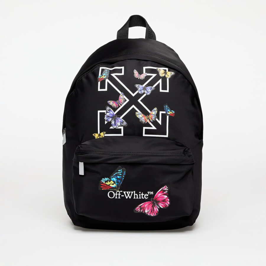 Off-White Kids Arrow Butterfly Backpack Black/ White Universal-alacsony-ár