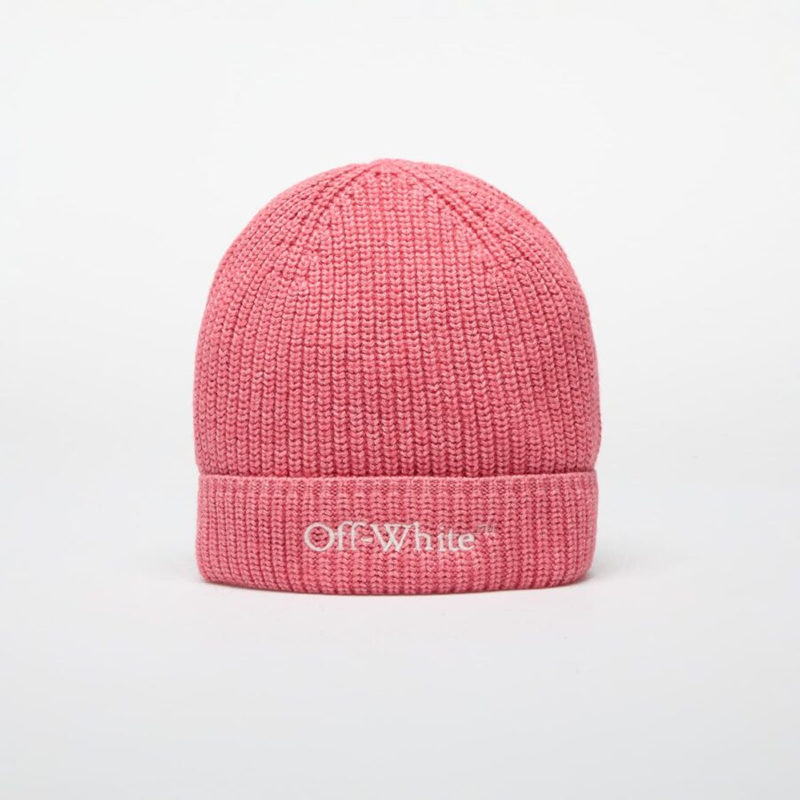 Off-White Kids Bookish Beanie Pink/ Off White I-alacsony-ár