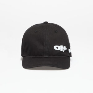 Off-White Kids Type Graphic Baseball Cap Black/ White II-alacsony-ár