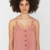 Old Rose Top with Buttons Noisy May Maisie - Women's