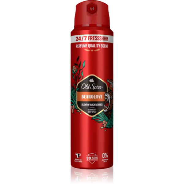 Old Spice Bearglove frissítő spray dezodor uraknak 200 ml-ár