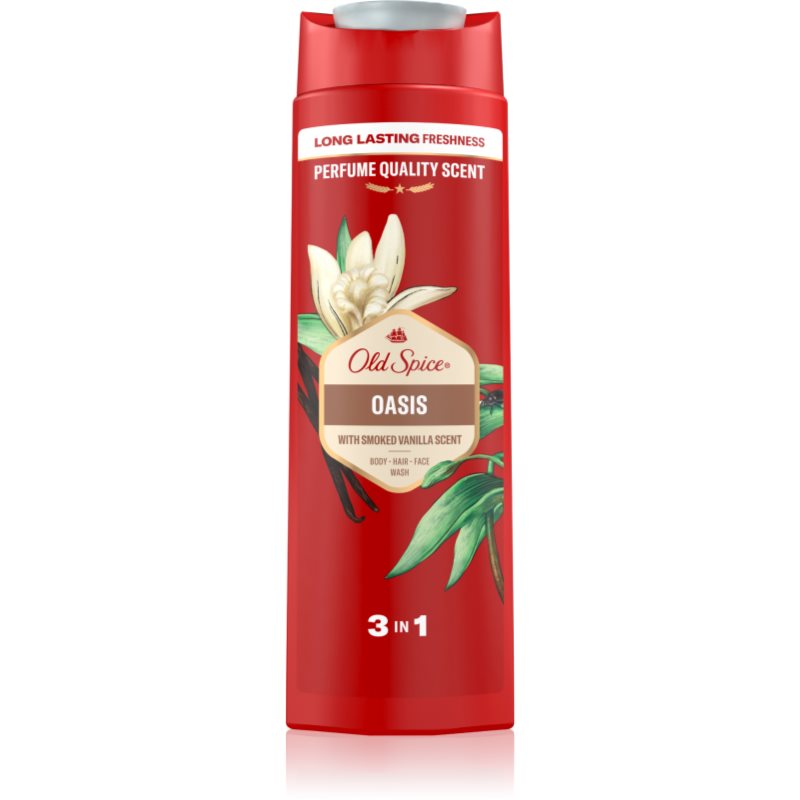 Old Spice Oasis fürdőgél férfiaknak 3 az 1-ben 400 ml-Ár
