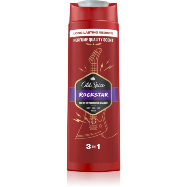 Old Spice RockStar fürdőgél férfiaknak arcra