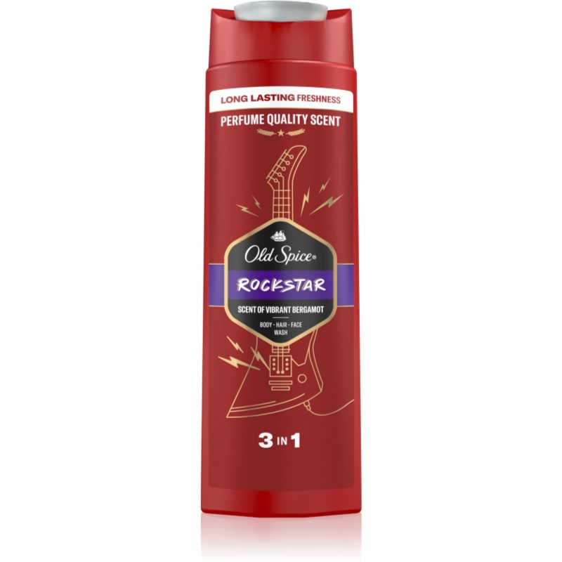 Old Spice RockStar fürdőgél férfiaknak arcra