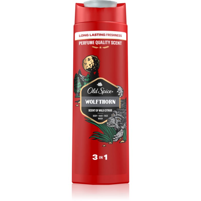 Old Spice Wolfthorn tusfürdő gél 400 ml-Eredeti