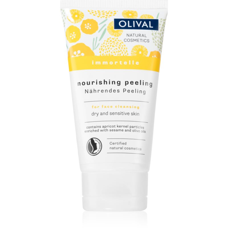Olival Immortelle Nourishing Peeling gyengéd bőrradír száraz és érzékeny bőrre 75 ml-Ár