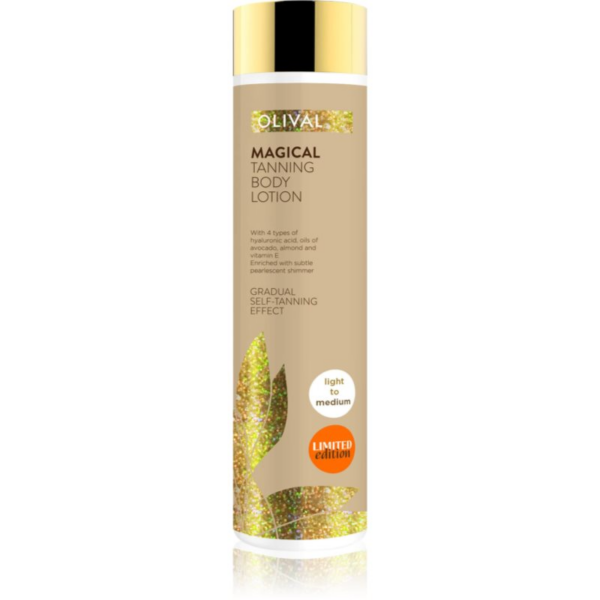 Olival Magical önbarnító testápoló tej árnyalat Light to Medium 200 ml