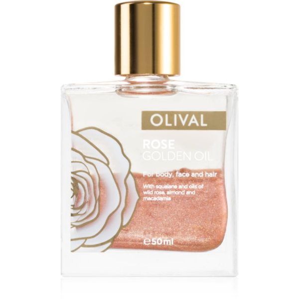 Olival Rose Gold olaj csillámporral arcra