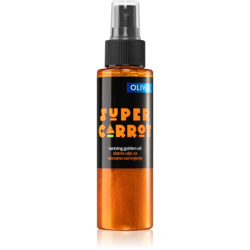 Olival SUPER Carrot Golden Oil olaj csillámporral barnulást gyorsító 100 ml-Ár