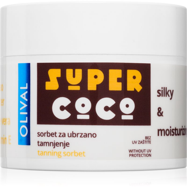 Olival SUPER Coco hidratáló test sorbet a gyors barnulásért 100 ml-Ár