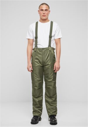 Olive Thermal Dungarees