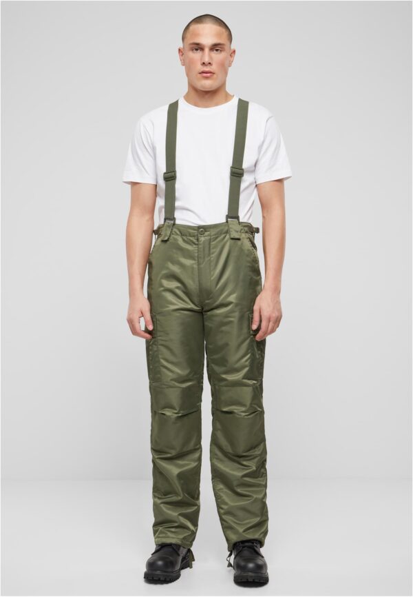 Olive Thermal Dungarees
