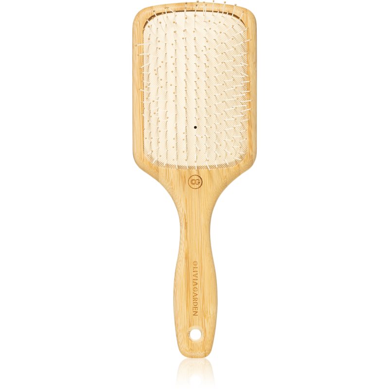 Olivia Garden Bamboo Touch lapos kefe a hajra és a fejbőrre Nylon L 1 db-ár
