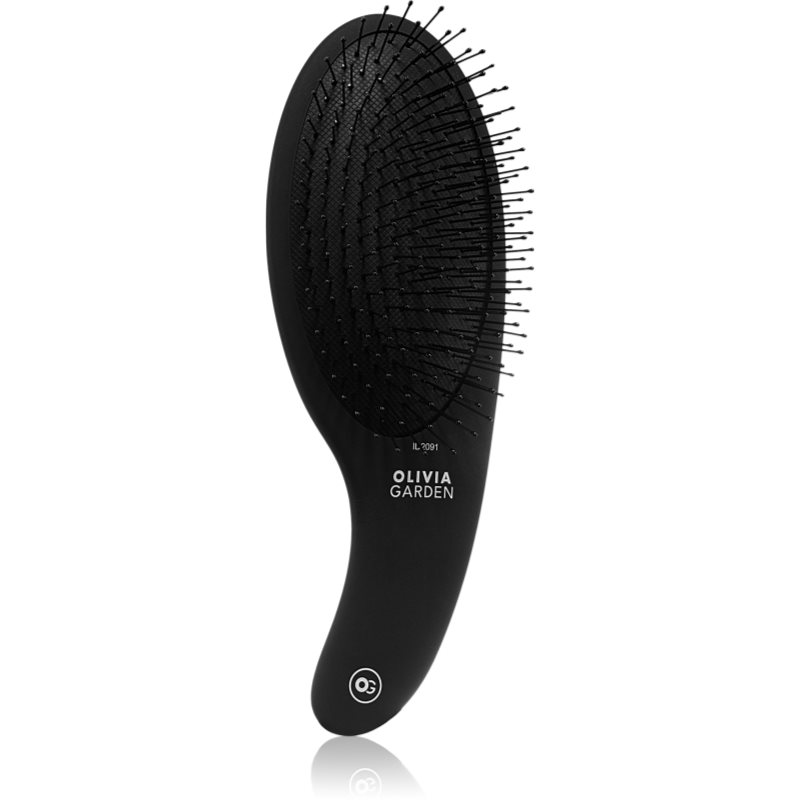Olivia Garden Black Label CURVE Board&Nylon bristles hajkefe a könnyű kifésülésért Black 1 db-Ár