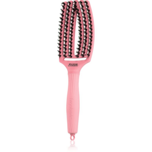 Olivia Garden Fingerbrush Boar & Nylon hajkefe nejlon- és vaddisznósörtékkel Soft Pink 1 db