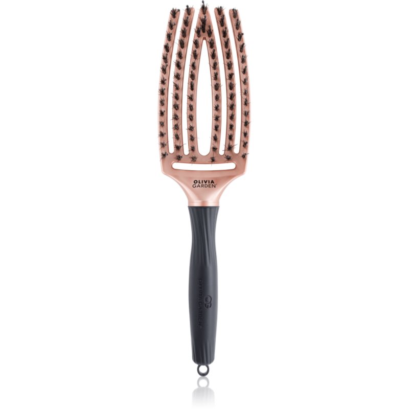 Olivia Garden Fingerbrush Trinity lapos kefe Rose Gold 1 db