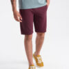 Ombre BASIC men's cotton sweat shorts - maroon