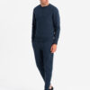 Ombre BASIC men's cotton sweatshirt set unbuttoned sweatshirt + joggers