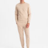 Ombre BASIC men's cotton sweatshirt set unbuttoned sweatshirt + joggers