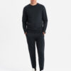 Ombre BASIC men's cotton sweatshirt set unbuttoned sweatshirt + joggers
