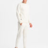Ombre BASIC men's cotton tracksuit set unbuttoned sweatshirt + joggers