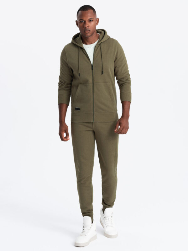 Ombre BASIC men's sweatshirt set unbuttoned sweatshirt + joggers