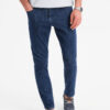 Ombre Classic men's SLIM FIT jeans with elastane - dark blue