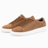 Ombre Classic men's soft suede sneaker shoes - light brown