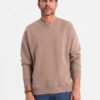Ombre Classic unisex sweatshirt with round neckline - brown