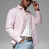Ombre Cotton pastel men's oxford shirt - peach