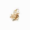 Ombre Decorative metal clothing pin anchor - gold