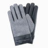 Ombre Elegant men's wool blend gloves - grey melange