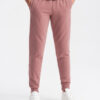 Ombre Men's BASIC cotton jogger sweatpants - dark pink