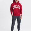 Ombre Men's JOGGER pants with stand-off and zippered cargo pockets - graphite
