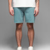 Ombre Men's RELAXED FIT athleisure style short sweat shorts - turquoise