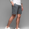 Ombre Men's RELAXED FIT tracksuit short shorts in athleisure style - graphite