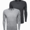 Ombre Men's V-NECK longsleeve set - mix 2