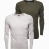 Ombre Men's V-NECK longsleeve set - mix 2