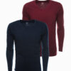Ombre Men's V-NECK longsleeve set - mix 2