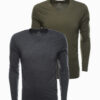 Ombre Men's V-NECK longsleeve set - mix 2