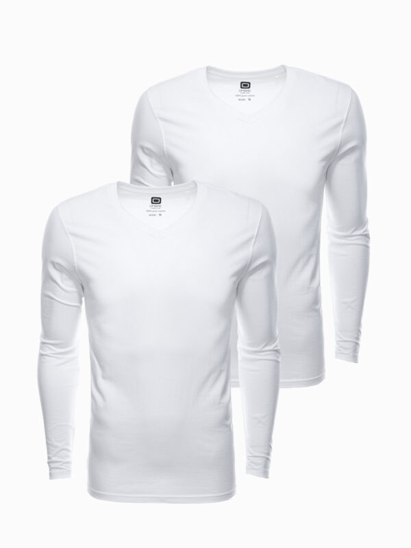 Ombre Men's V-NECK longsleeve set - mix 2