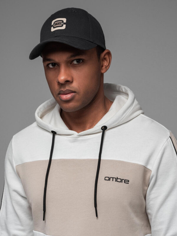 Ombre Men's baseball cap with logo - black