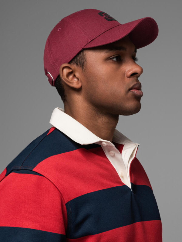 Ombre Men's baseball cap with logo - maroon