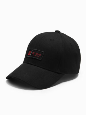 Ombre Men's baseball cap with patch - black