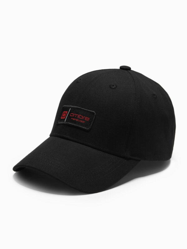 Ombre Men's baseball cap with patch - black