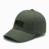 Ombre Men's baseball cap with visor and patch - khaki
