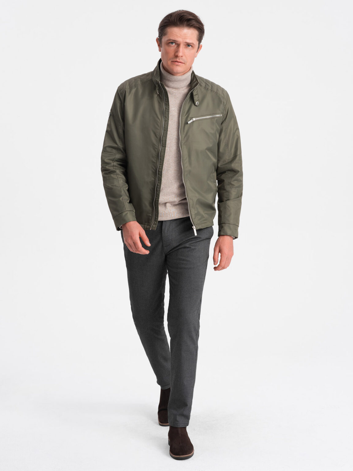 Ombre Men's biker jacket