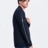 Ombre Men's bomber jacket with decorative zips on sleeves AMSTERDAM