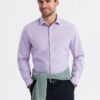 Ombre Men's cotton pastel oxford shirt - lavender