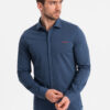 Ombre Men's cotton single jersey knit REGULAR shirt - blue